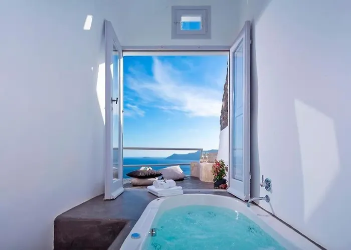 Luxury Santorini Secret Escape Private Pool Sea & Caldera