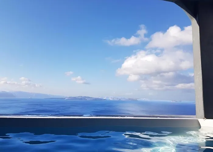 Luxury Santorini Secret Escape Private Pool Sea & Caldera Villa *